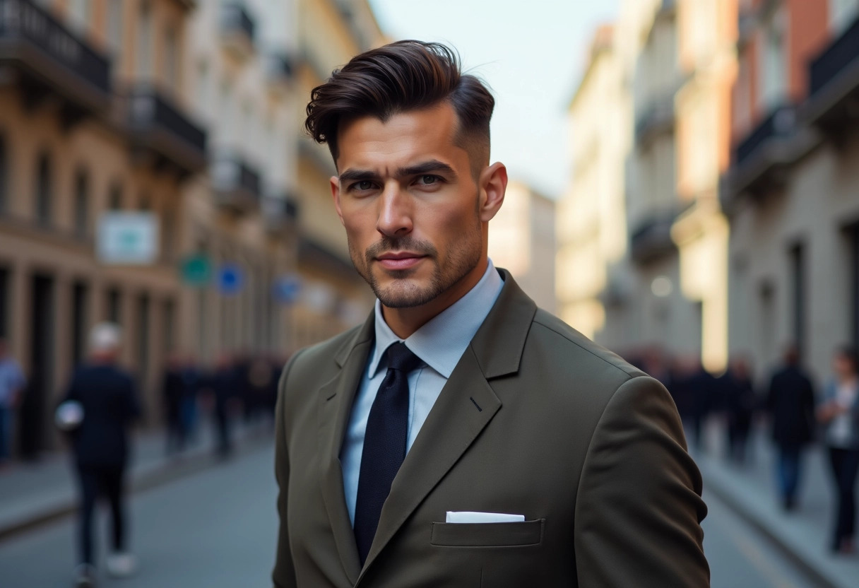 coupe de cheveux  homme aux cheveux fins